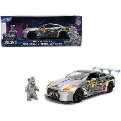 2009 Nissan GT-R (R35) Ben Sopra Brushed Metal "Godzilla" 1/24