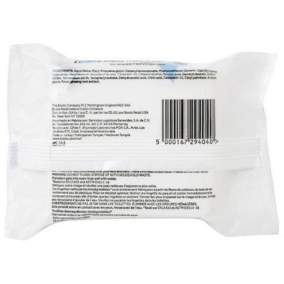 No7 Biodegradable Unscented Makeup Removing Wipes Dual Pack - 60ct
