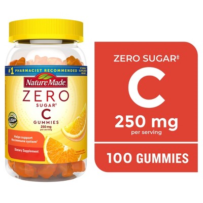 Nature Made Zero Sugar Vitamin C Sugar Free Gummies - 100ct EXP: 10/2027