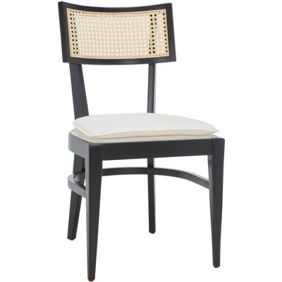 Galway Cane Dining Chair - DCH1007 - Black/Natural - Safavieh (LOCAL PICKUP ONLY)
