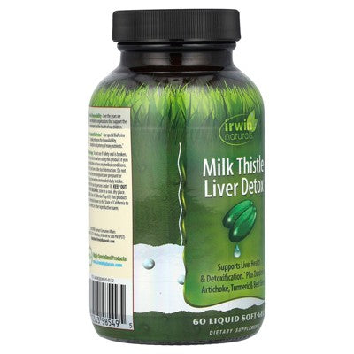 Irwin Naturals Milk Thistle Liver Detox®, 60 Liquid Soft-Gels