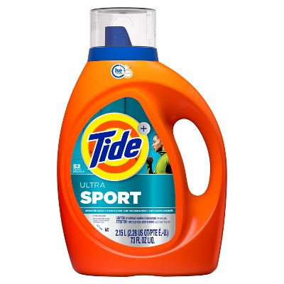 Tide Ultra Sport HE Deep Cleaning Concentrated Liquid Laundry Detergent 52 Loads - 73 fl oz