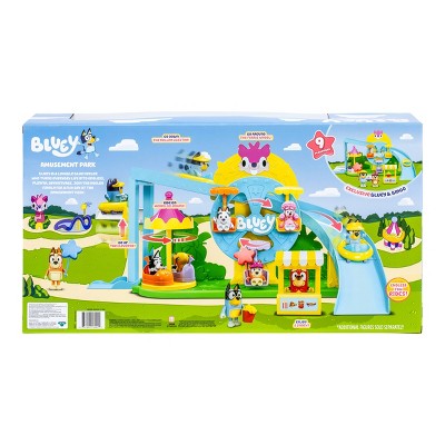 Bluey Amusement Park Playset (Target Exclusive): Plastic Doll Playset for Ages 3 (LOCAL PICKUP ONLY)