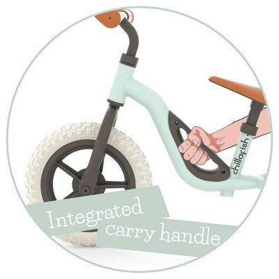 Chillafish Charlie Breeze 10" Kids' Balance Bike - Mint Green: Adjustable Handlebar & Seat (LOCAL PICKUP ONLY)