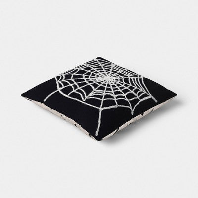 Spider Web Square Throw Pillow- Hyde and EEK! Boutique