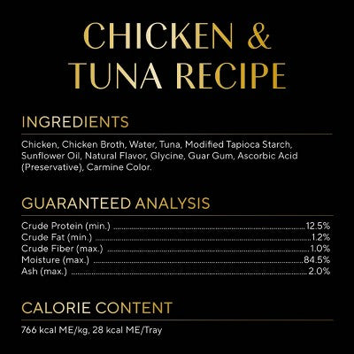 Sheba Selections Filets in Broth Complements Chicken and Tuna Flavor Wet Cat Food - 1.3oz