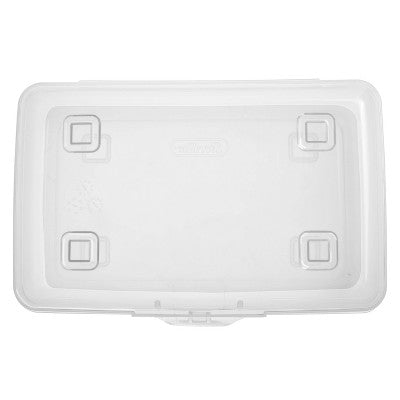 Sterilite Flat Top Pencil Box Clear