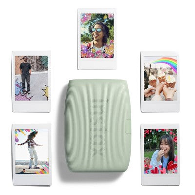 Fujifilm Instax Mini Link 3 Bundle - Green: Bluetooth Printer, USB-C, iOS/Android Compatible