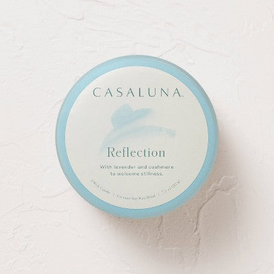2 Wick Lidded Reflection Jar Candle 7.5oz - Casaluna