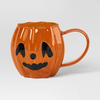13.5 fl oz Glass Figural pumpkin Mug - Hyde and EEK! Boutique