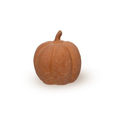 Terracotta Light-Up Pumpkins Orange Jack O'lantern - Bullseye's Playground