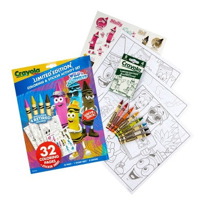 Crayola Limited Edition Coloring and Activity Pad 32 Pages Wild Journeys