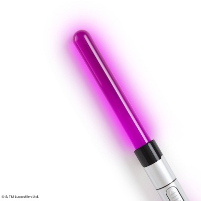 Yoobi Star Wars 2pk Light Up Ballpoint Pens, 1.0mm Black Ink - Green/Purple Lightsaber, School Supplies