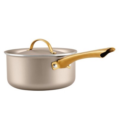 Farberware Radiant 3qt Nonstick Covered Sauce Pan: Dishwasher-Safe, Tempered Glass Lid, Electric & Gas Compatible