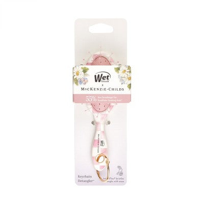 Wet Brush x MacKenzie Childs Keychain Detangler Hair Brush - Rosy Check