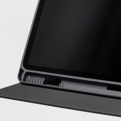 Apple iPad Mini (6th/7th Gen) and Pencil Case - heyday Black Saffiano