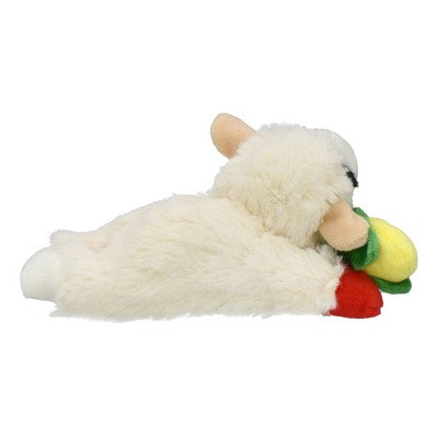 Multipet Lamb Chop Holding Corn Dog Interactive Plush Toy