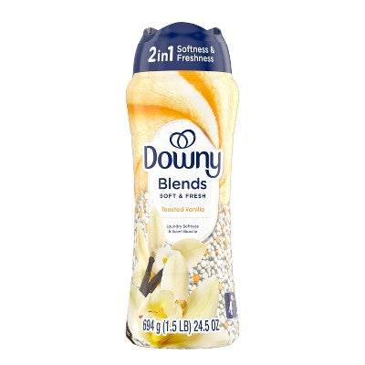 Downy Blends Soft & Fresh In-Wash Scent Booster - Toasted Vanilla Scented Laundry Bead - 24.5oz