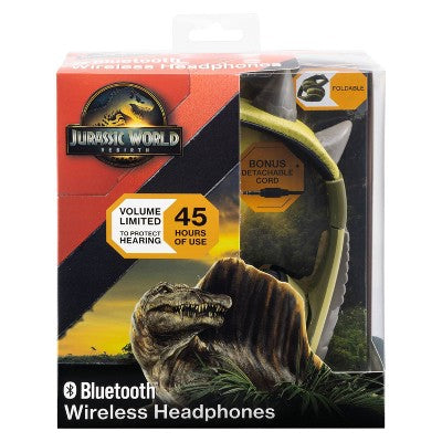 eKids Jurassic World Bluetooth Wireless Headphones