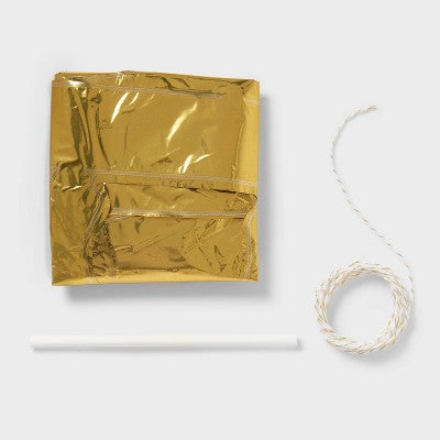 "baby" Script Foil Balloon Banner Gold - Spritz