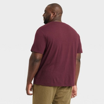 Men's Big & Tall V-Neck T-Shirt - Goodfellow & Co Pom 5XL