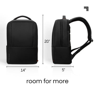 Sharper Image Lifestyle Backpack Fits 17" Laptop - Black