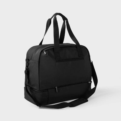 Weekender Bag with Drop-Bottom - Open Story Black (LOCAL PICKUP ONLY)