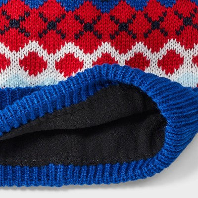 Men's Ribbed Cuff Beanie - Goodfellow & Co Blue One Size Fits Most