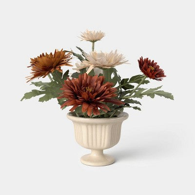 10.5" Medium Mixed Dahlia Fall Arrangement - Threshold: Fall