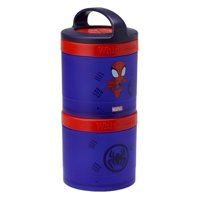 Whiskware Stackable 2pc Food Storage Jar Snack Pack - Spidey