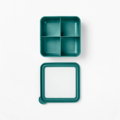 28oz Snack Bento Food Storage Container Dark Green - Figmint