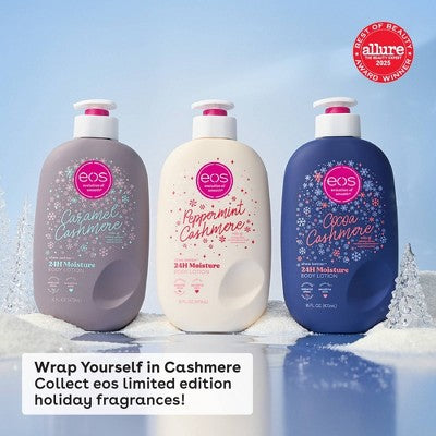 eos Holiday Body Lotion - Caramel Cashmere - 16 fl oz: Moisturizing, Whole Body, Bottle, Normal & Dry Skin