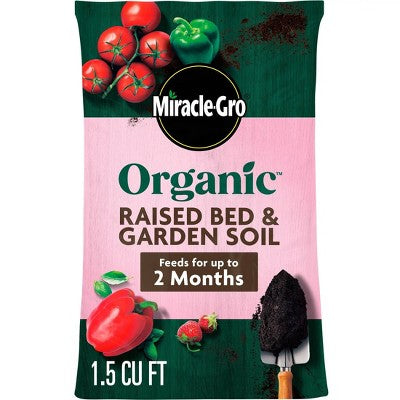 Miracle-Gro Organic Raised Bed & Garden 54.77lbs Potting Soil (LOCAL PICKUP ONLY)