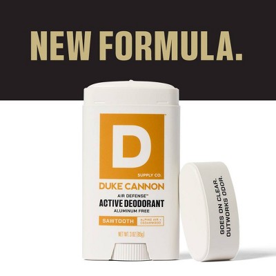 Duke Cannon Supply Co. Air Defense Active Aluminum-Free Deodorant Stick for Men - Sawtooth - 3oz