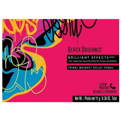 Black Radiance Brilliant Effects Eye Shadow Palette - Bright - 0.38oz