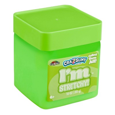 Cra-Z-Slimy I'm Stretchy Green Slime Jar 7.8oz