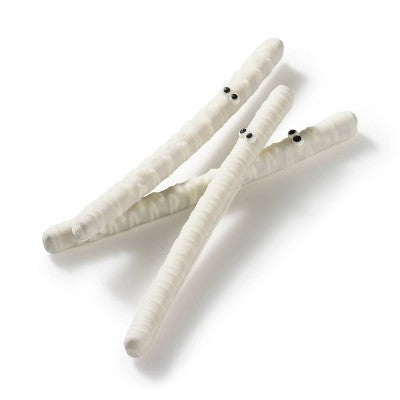 Halloween Mummy Fudge Dipped Pretzel Rods - 5.15oz - Favorite Day