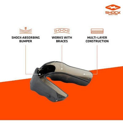 Shock Doctor Pro MouthGuard Youth - Smoke Gray