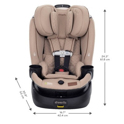 Evenflo Gold Revolve 360 Slim 2-in-1 Rotating Convertible Car Seat - Travertine (LOCAL PICKUP ONLY)