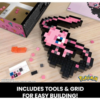 MEGA Pokemon Mew Building Toy Kit 434pc Retro Set