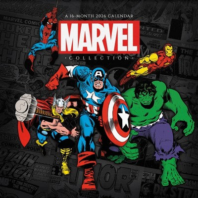 DateWorks 12"x12" 2026 Marvel Wall Calendar