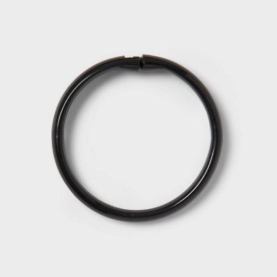 Shower Curtain Rings Black - Room Essentials