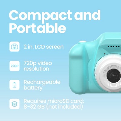 GEMS Mini Digital Camera - Sky Blue