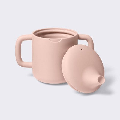 8oz Silicone Trainer Cup - Pink - Cloud Island