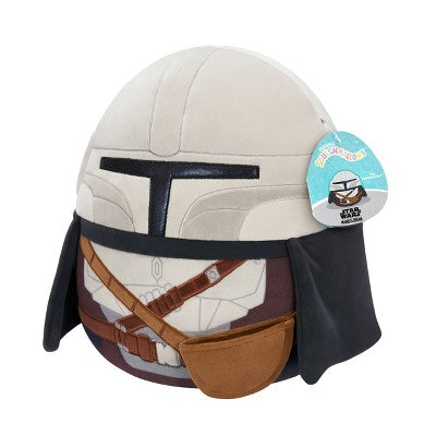Star Wars: The Mandalorian 12" Mandalorian with 3.5" Grogu Medium Plush Toy