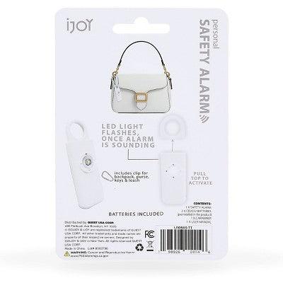 IJoy Personal Safety Alarm - White