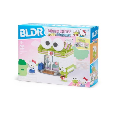 Hello Kitty and Friends Keroppi Mart Building Set with Hello Kitty and Keroppi Minifigures