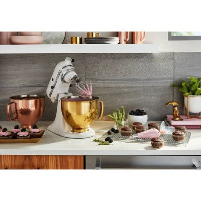 KitchenAid 5qt Radiant Gold Colorfast Finish Stainless Steel Bowl - KSM5SS