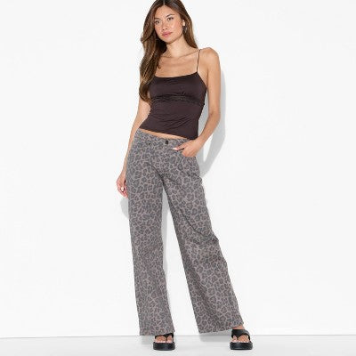 Women's Lace Trim Tank Top - Wild Fable Espresso L