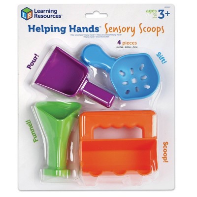 Learning Resources Helping Hands Sensory Scoops: Educational Tools for Toddler & Preschool, Set of 4